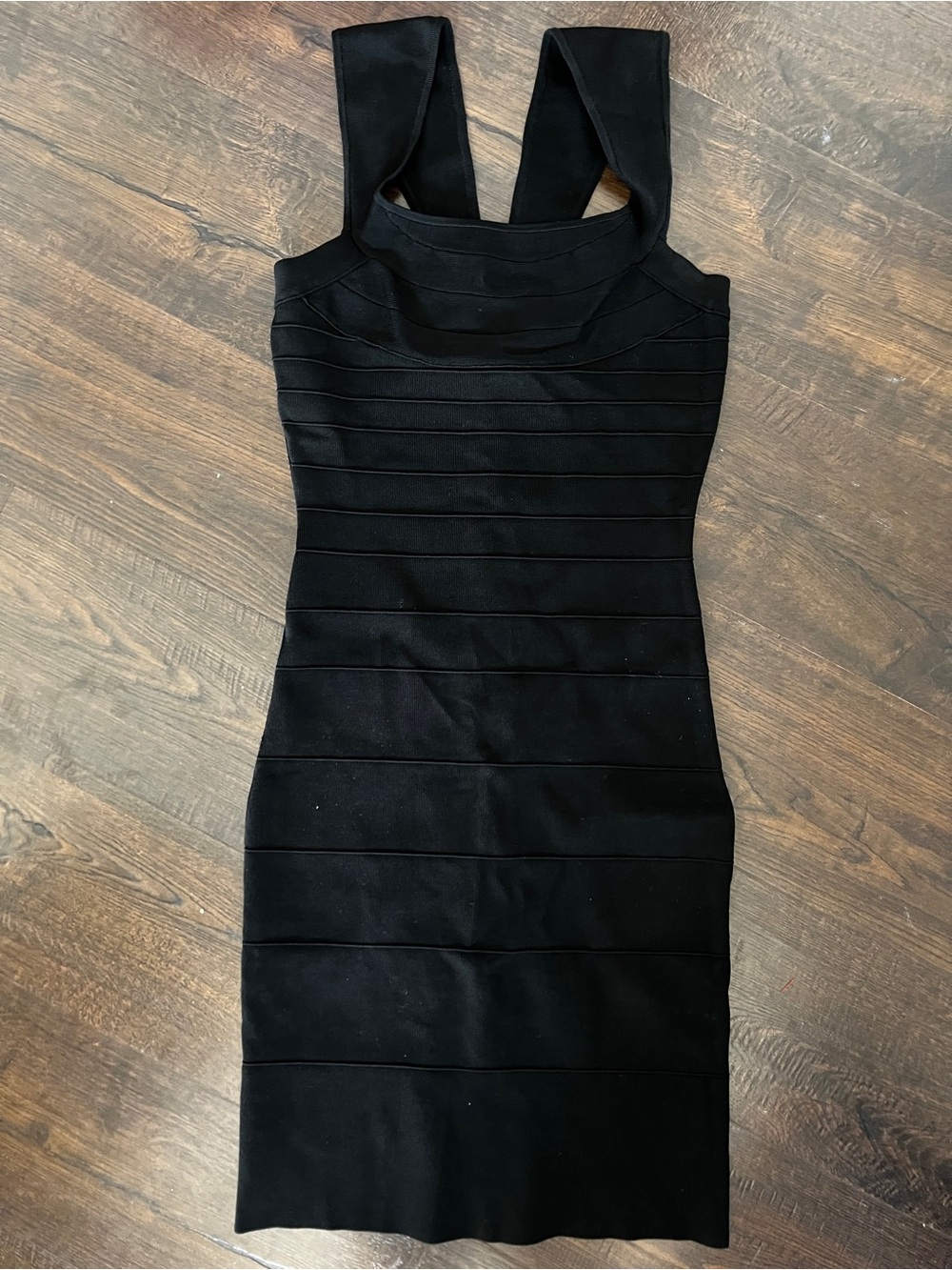 Express Black Bandage Mini Dress - Sleeveless